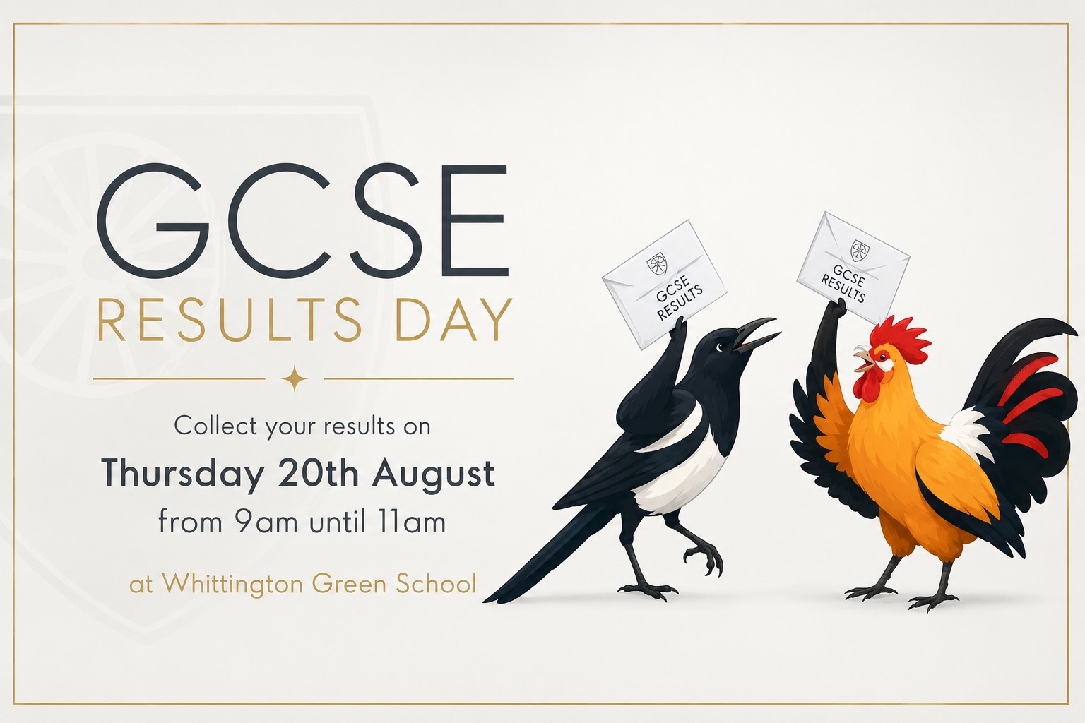 GCSE Results Day - Thursday 20th August 2026